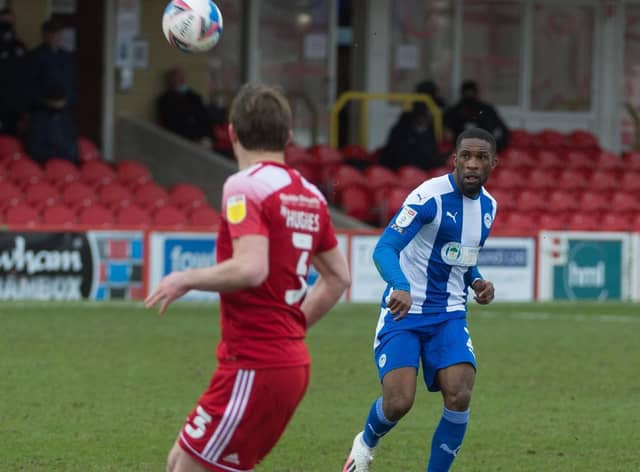 Tendayi Darikwa in action against Accrington