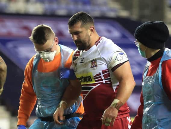 Ben Flower is still recovering from the hamstring injury which denied him a Grand Final farewell from Wigan
