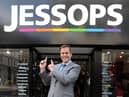 Peter Jones outside the Jessops store in Oxford Street, central London