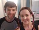 Hayley and James Smith before going under the loppers
