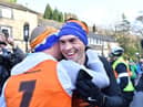 Kevin Sinfield completes his final marathon of seven marathons in seven days fund-raising challenge in support of his former team-mate Rob Burrow and the Motor Neurone Disease Association. Picture: SWPix