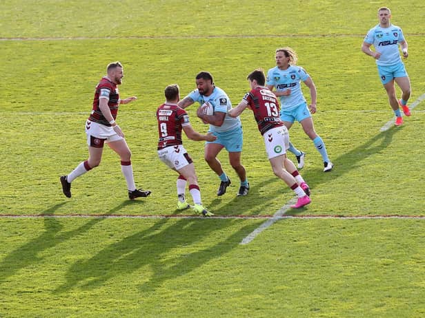 Action from tonight's game
