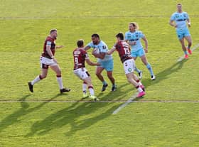 Action from tonight's game