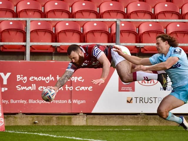 Jake Bibby flies over