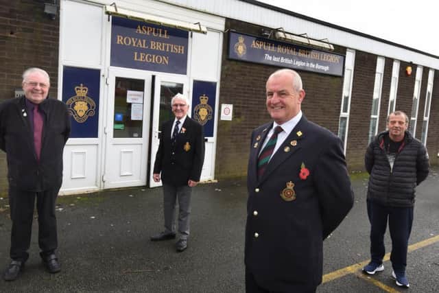 Funding was given to Aspull's Royal British Legion club