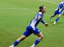 Thelo Aasgaard celebrates his wondergoal against Blackburn