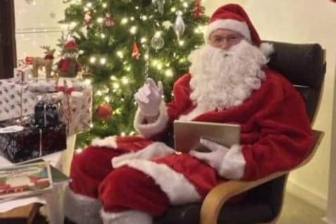 Rotary's Santa had to do a lot of his work remotely last month