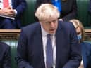 Boris Johnson at PMQs on Wednesday
