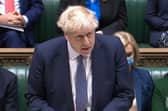 Boris Johnson at PMQs on Wednesday