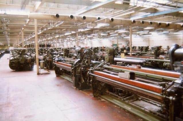 Eckersley Mills cotton looms back in the 1980s