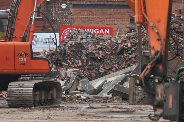 Wigan Council had to force former owner Maryland Securities to demolish part of the premises last year because they had fallen into a dangerously poor state