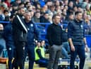 Ian Evatt (far left) during Latics' victory at Bolton in October