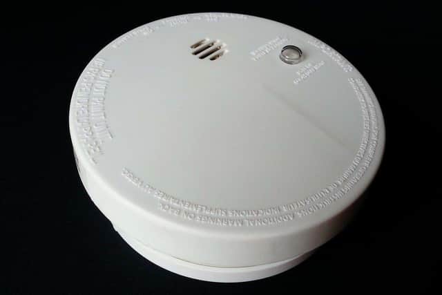 A smoke alarm almost certainly saved the family's life