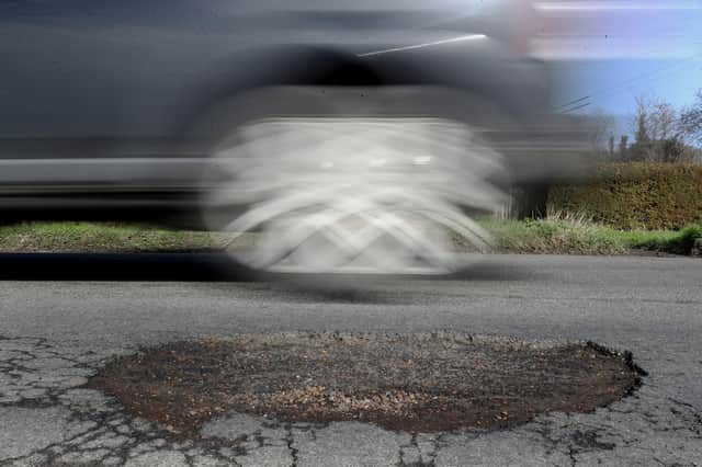 Pothole-related breakdowns have reached a three-year high, new figures show