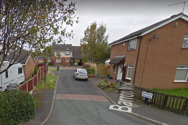 Shots were fired at a house on Barron Meadow. Pic: Google Street View
