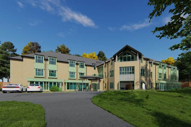 An artist's impression of the Langtree Care Home frontage