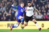 Graeme Shinnie playing for Derby against Latics two years ago