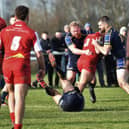 Army Rugby League came from behind to beat Orrell St James (Credit: Brian King)