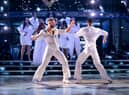 John Whaite, left, starred on the Strictly dancefloor