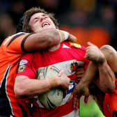 Bryn Hargreaves during his Wigan Warriors days