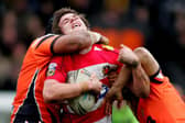 Bryn Hargreaves during his Wigan Warriors days