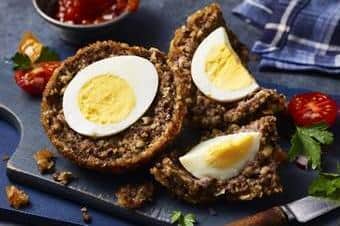 M&S Haggis Scotch Egg (£1.50): A pub classic, and loved by the nation, a Scotch Egg makes any celebratory spread special,
