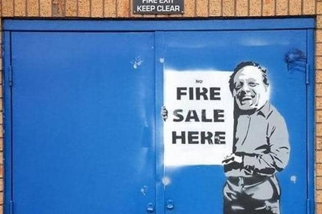 The take of Latics' own 'Banksy' during administration
