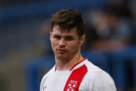 John Bateman in action for England