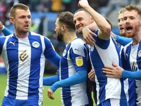 Will Keane gets the congratulations from his colleagues