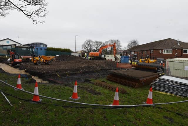 The site of the new Aspull Health and Wellbeing Centre