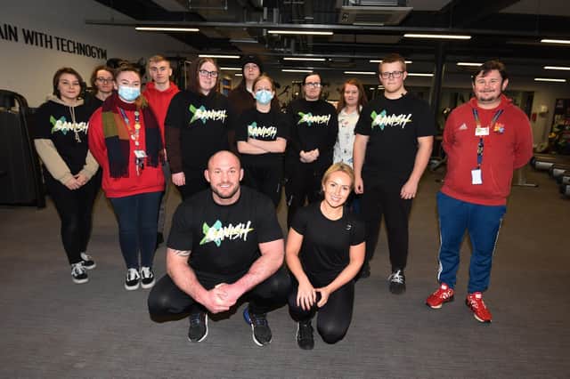 Some of those participating in the Youth Zone sessions