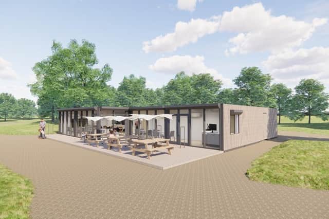 A new cafe and visitor centre will open