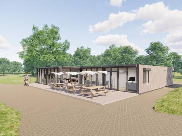 A new cafe and visitor centre will open