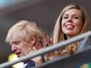 Prime Minister Boris Johnson and his wife Carrie