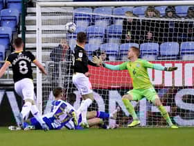Ben Amos can't prevent Matty Taylor putting Oxford United ahead