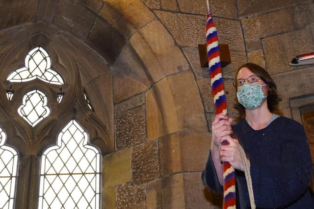 The bellringers hosted an open afternoon to let the public see them at work