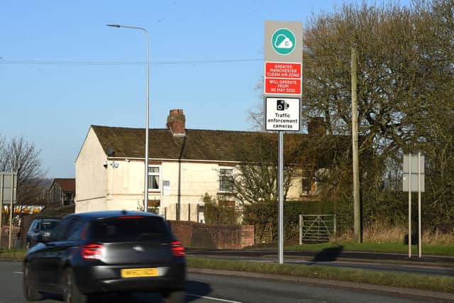Clean Air Zone signs have already been put up across Wigan