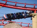 Thrillseekers on The BIg One at Blackpool Pleasure Beach, which is set to reopen on Saturday, February 12