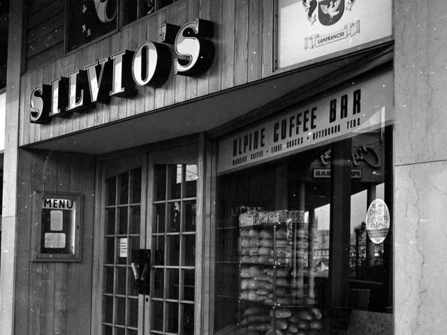 Do you remember Silvio's bakery and Alpine coffee bar? They are pictured in June 1967.
