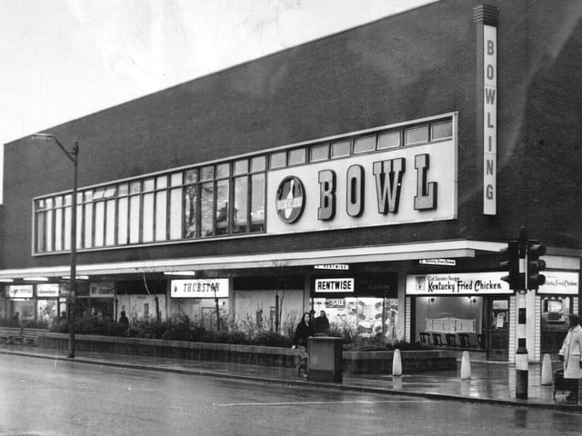 The bowling alley pictured in 1967.
