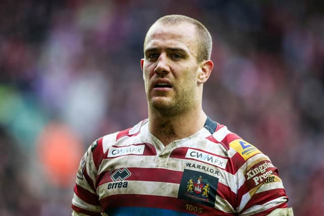 Mossop during his time with Wigan