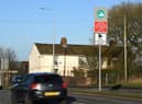 Many signs have already been erected for the clean air zone, including on Warrington Road in Marus Bridge