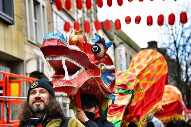 Lancaster Chinese New Year celebrations. Picture by Julian Brown /JPIMedia 06/02/22.