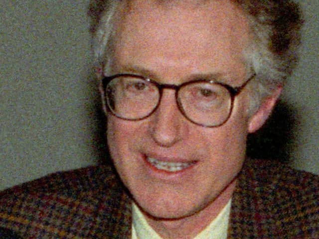 University Challenge presenter Bamber Gascoigne.