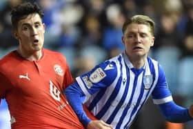 Jamie McGrath in action for Latics at Sheffield Wednesday
