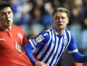 Jamie McGrath in action for Latics at Sheffield Wednesday