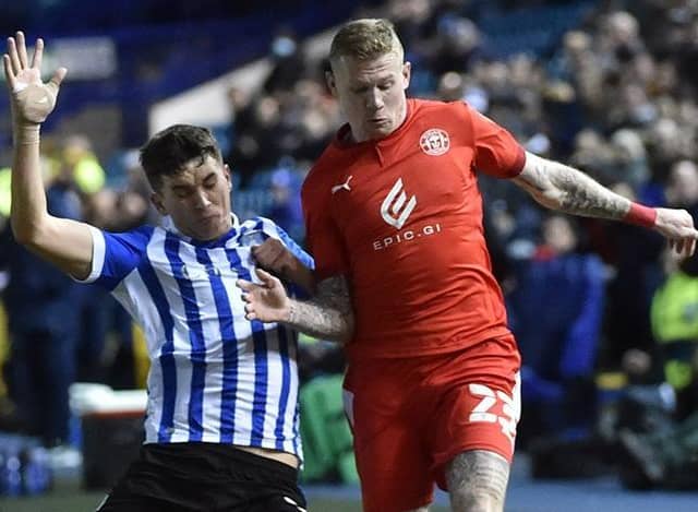 James McClean in action against Sheffield Wednesday