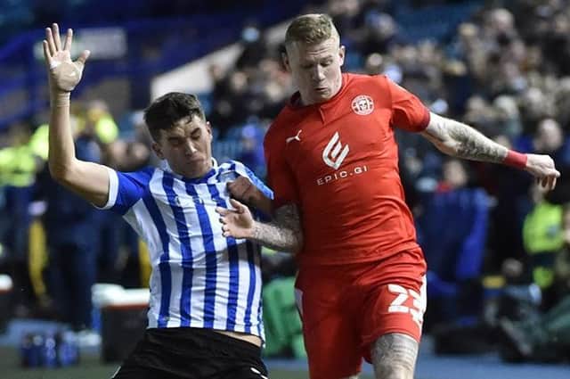James McClean in action against Sheffield Wednesday