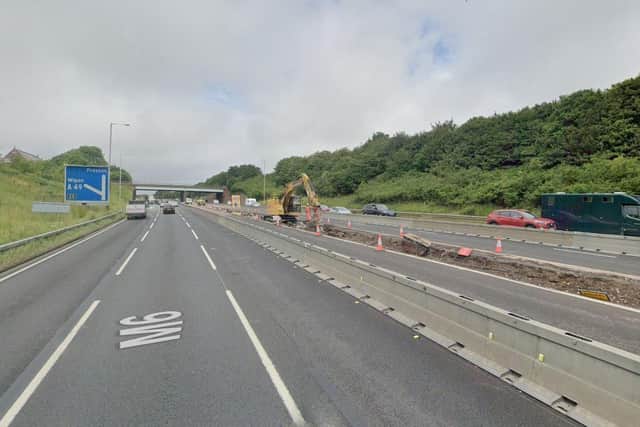 Drivers using the M6 between Warrington and Wigan are being advised there will be some overnight carriageway closures over the next week as part of work to upgrade the motorway. (Credit: Google)