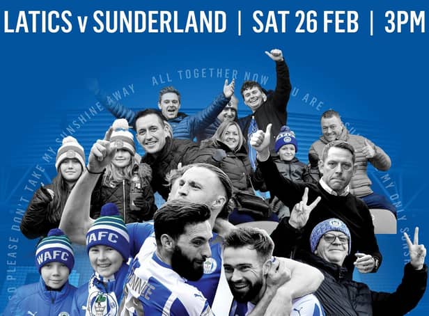 Wigan Athletic season ticket holders will be entitled to two free tickets for the visit of Sunderland later this month